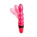 Tempo multispeed vibrator red ribbed