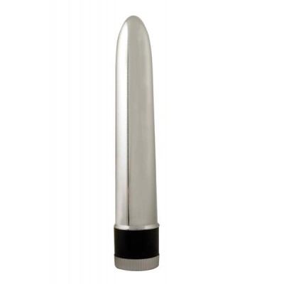 Silver vibrator 20 cm