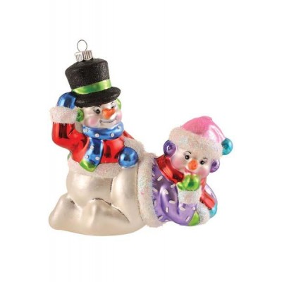 Pornaments snow couple