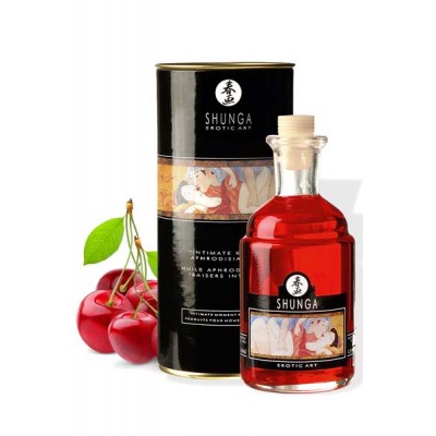 Warming & Edible oil intimate kisses cherry