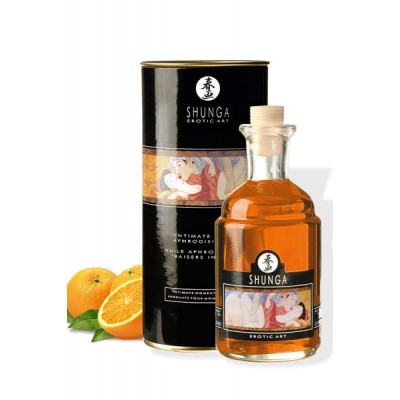 Warming & Edible oil intimate kisses Orange