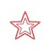 Nipple decoration red star