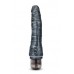 Vibrator 20 cm black metallic color