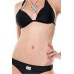 Bikini set with rhinestones detail