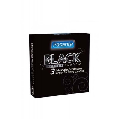 Pasante black velvet condoms