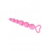 Anal Beads Pink Hearts Silicone