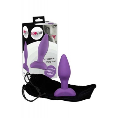 Velvet anal purple butt plug