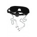 Mask with Ball Gag and Nipple Clamps