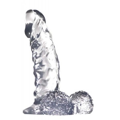 Realistic dong clear dildo 15 cm