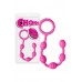 Pink 5 anal beads silicone