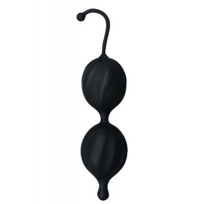 Black Velvet Silicone Vaginal Balls