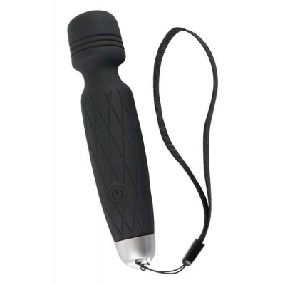 Mini power silicone massager wand