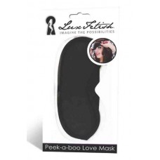 Peek a boo love mask black