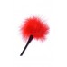 Red feather tickler long stick