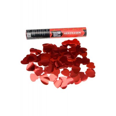 Confetti Cannon Red Hearts