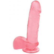 Ρεαλιστικό πέος σε ροζ χρώμα 19 cm