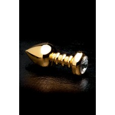 Aluminium gold butt plug