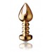 Aluminium gold butt plug