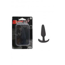 Butt plug black 9 cm