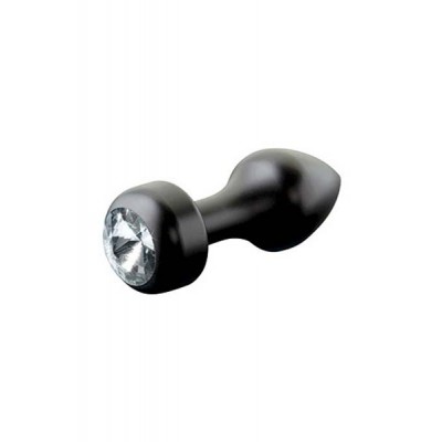 Black anal plug w strass