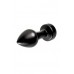 Black anal plug w strass