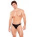 Wet Look Zipper Thong for Men