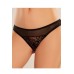 Black erotic crotchless panty