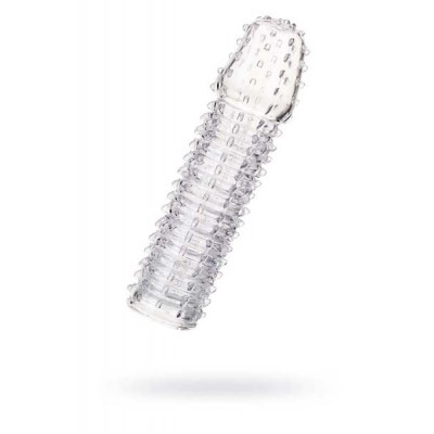 Clear penis sleeve for vaginal erection