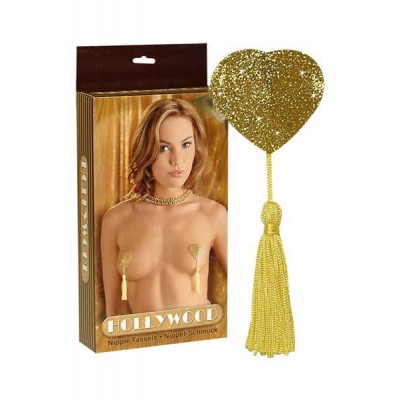 Nipple tassels χρυσές καρδιές