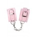 Pink wrist cuffs