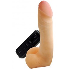 Realistic cyberskin vibrating cock