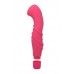 Pink silicone flexible vibrator