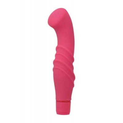 Pink silicone flexible vibrator