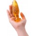 Crystal anal plug corn shape