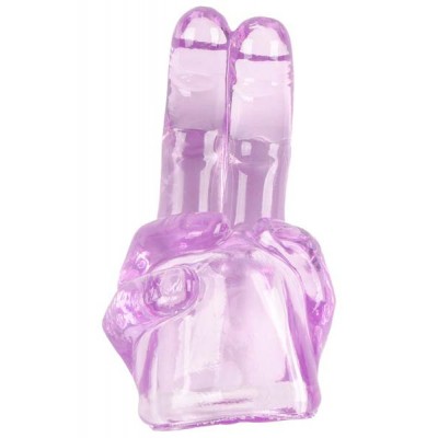 Wand Attachment Two Fingers Purple