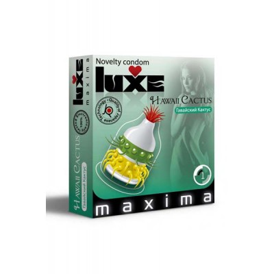 LUXE Hawaii Cactus condom