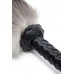 Black whip fox tail