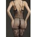 industrial net v cut bodystockings with lace