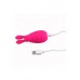 Rechargeable clitoral stimulator and moving rabbit ears vibrator